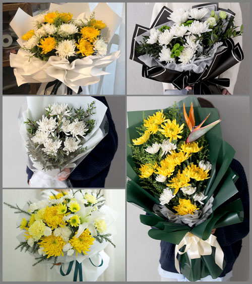 贵州毕节市赫章县水塘堡乡白事花束代送
